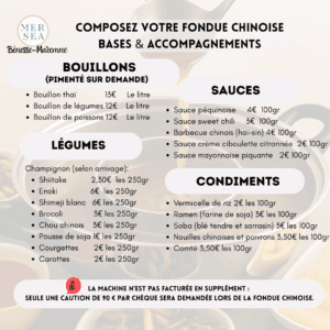 Mersea Plateau De Fruits De Mer Benesse Maremne NOUVEAUTE MERSEA La Fondue Chinoise Fait Son Entree .zip 1