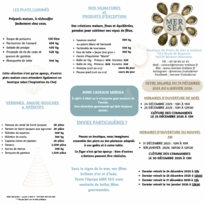 Mersea Plateau De Fruits De Mer Benesse Maremne Bleu Et Gris Moderne Simple Ecole Depliant 3 Volets Brochure 1080 X 1080 Px 2