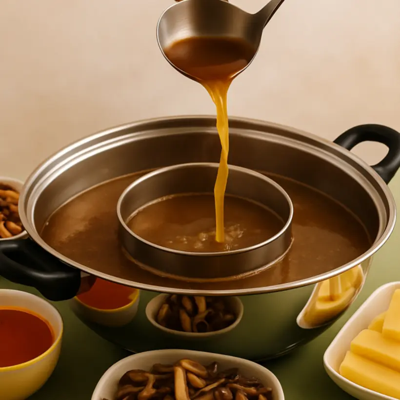 Fondue chinoise à Bénesse-Maremne : produits frais, bouillons maison et sur-mesure chez MERSEA